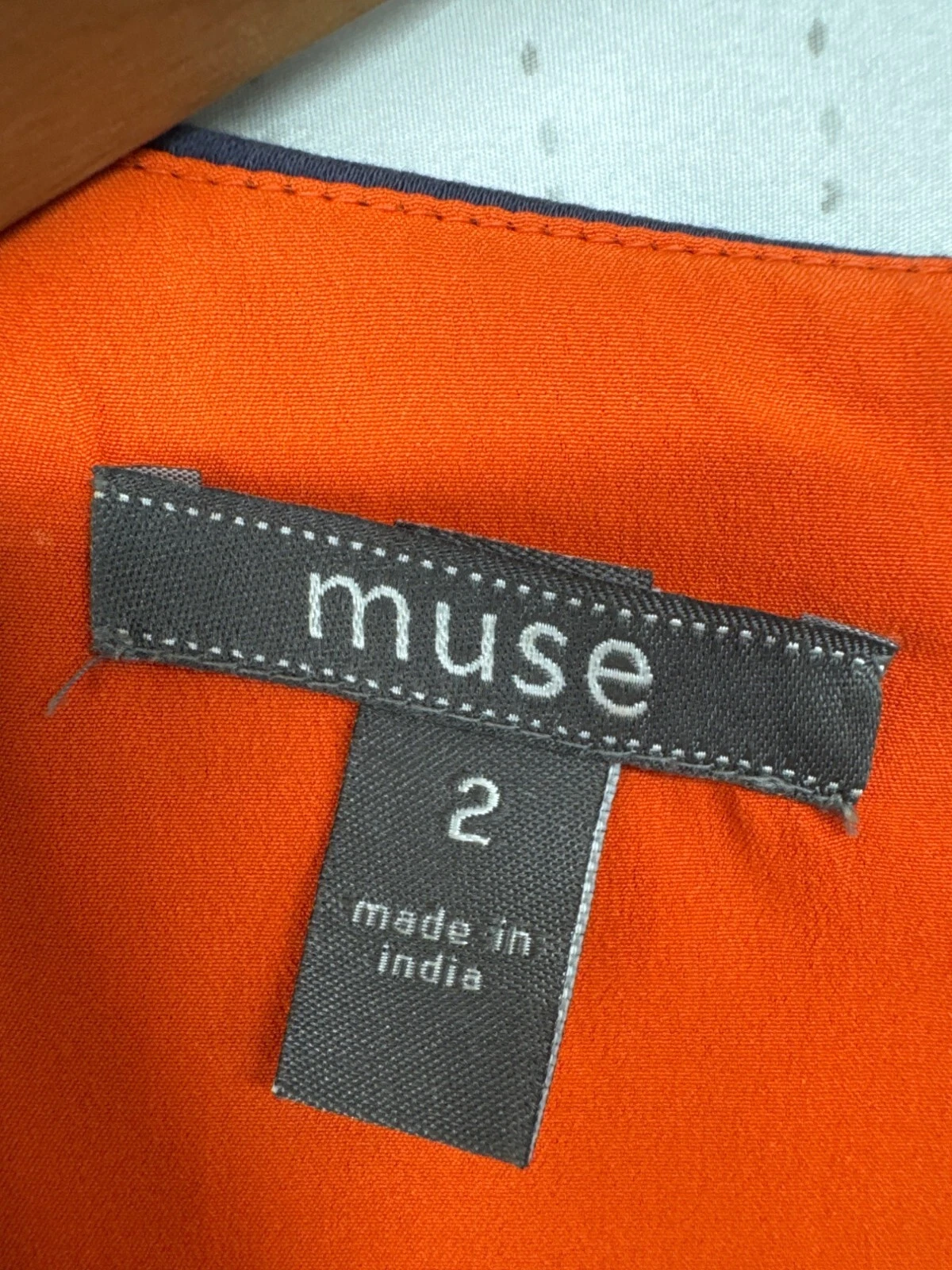 VETEMENTS Abito M Tg 2 Ricamato Senza Maniche Boho Artsy Art2Wear Moderno BizCasual