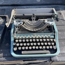Vintage 1970 SMITH CORONA SCM Classic 12 Manual Typewriter w/ Jeweled Parts thumbnail