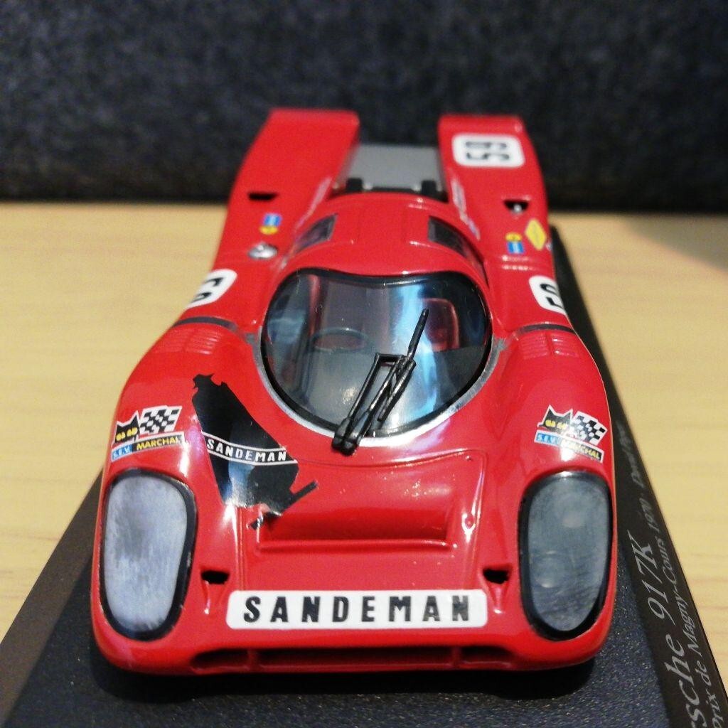 1/43 MINICHAMPS Porsche 917K 1970 GP de Many Cours #59 Red w