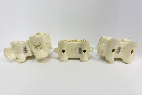 Mikasa Holiday Elegance Fine Porcelain 3 Piece Train Set New FK001/806 - Picture 12 of 23