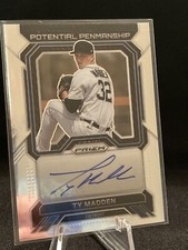 2023 Panini Prizm Baseball Potential Penmanship Ty Madden Auto PP-TM