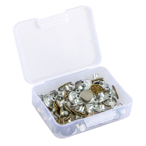 40 Sets Metal Jeans Button Tack Buttons Replacement Kit Repair For Sewing Pants - Picture 6 of 8