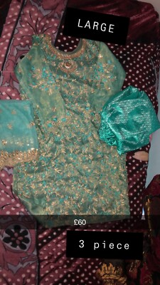 pakistanischer designer shalwar kameez genäht