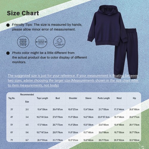 Boys Tracksuit Set Activewear Hooded Sport Suit Kids Sweatshirt Casual Outfits - Picture 16 of 43