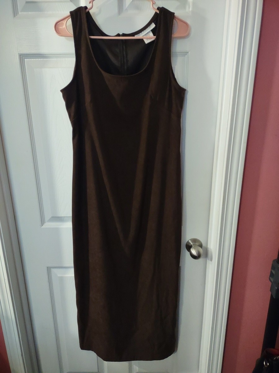 Jessica Howard Dress Size Brown Sleeveless *Noted Fine String Pulls*