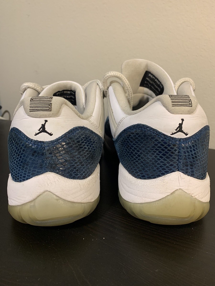 Nike Air Jordan 11 Retro Low Navy Snakeskin Men’s Size 10.5 CD6846-102 No Box Nike Air Jordan 11 Retro Low Navy Snakeskin 2019 Men main image 4