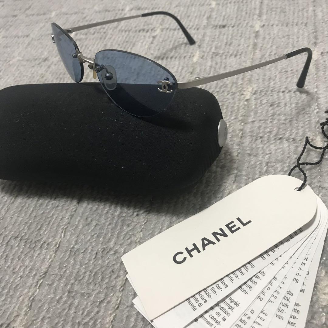 Chanel 4003 c.103/72 sunglasses rimless CoCo mark blue Chanel 4003 c.103/72 sunglasses rimless CoCo mark blue