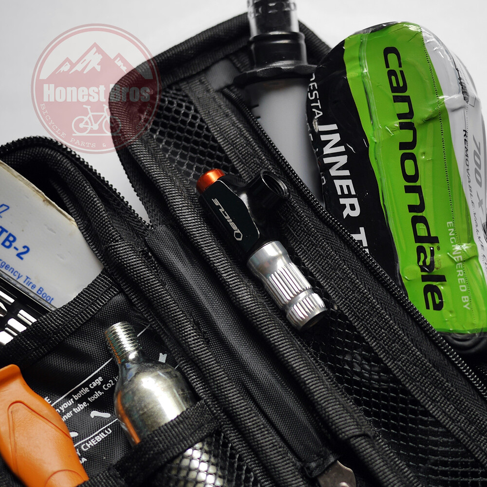 Bicycle Storage Tool Bottle Can Case / Bike Bottle Cage Carry Pouch Carbon Look