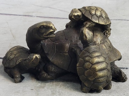 Sculpture En Bronze De Famille