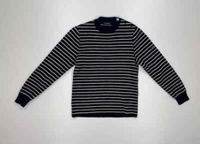 Vintage Saint James Heavy Woolmark Womens Sweater Jumper Stripe size 42