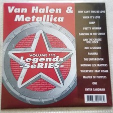 LEGENDS KARAOKE CDG VAN HALEN  METALLICA ROCK OLDIES 113 14 SONGS CD G 1980'S
