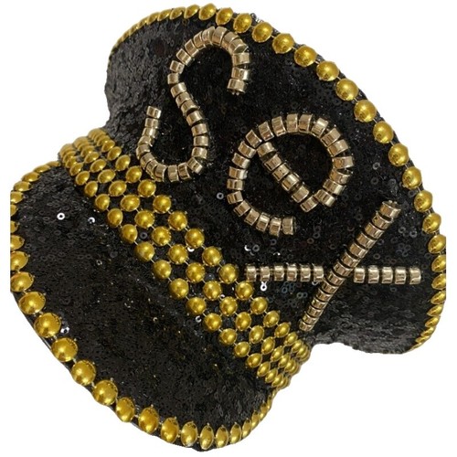 Sparkly Sequins Beret Hat Glitter Mermaid Cap for Dancing  display picture 3