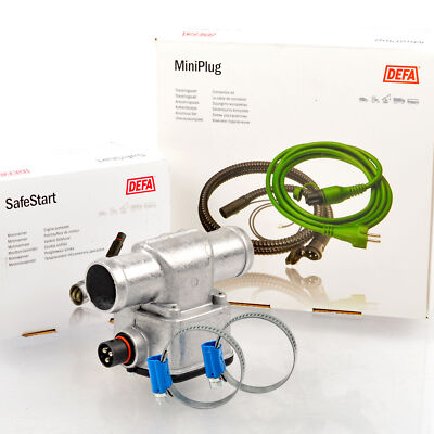 DEFA 411422 Motorwärmung Heizelement 600W + 460785 WarmUp Anschluss Set 2,5m für