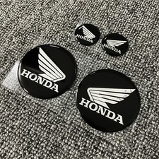 Calcomanía emblema tanque gasolina motocicleta negro pista carreras insignia pegatina para ala Civic