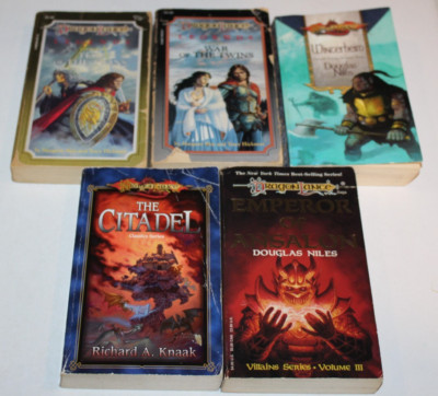 5 Dragonlance Books Legends Emperor of Ansalon Niles Citadel TSR AD&D PB Novels