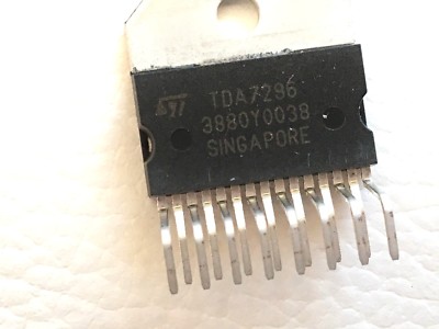 LOT OF 6 x TDA7296  70V - 60W DMOS Audio Amp with Mute/St-By New Original ST