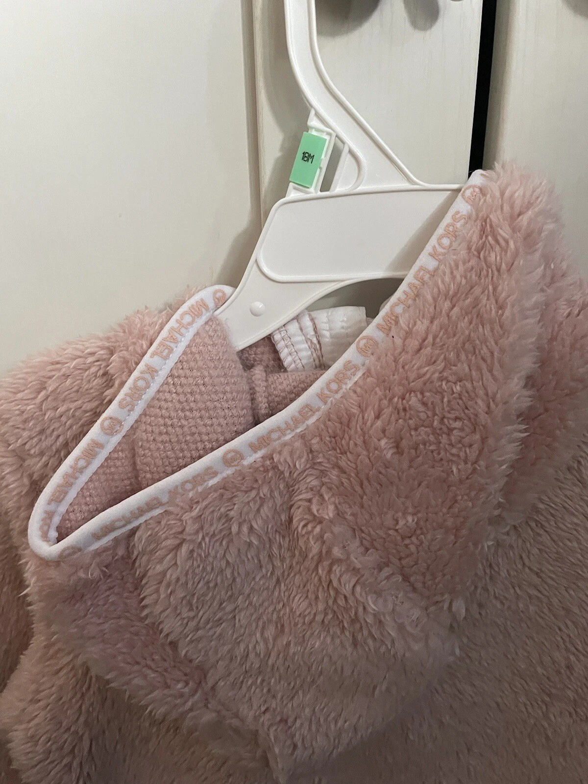 Giacca pile Michael Kors bambina manica lunga full zip 18 mesi