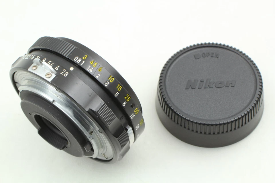 «Новый +++» Nikon GN Auto NIKKOR 45 мм f/2.8 MF блинов объектив из Японии #1219 - Изображение 3 из 4