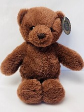 FAO Schwarz Plush Brown Stuffed Animal Bear 12 Inch Soft With Tag Cute BIN 3