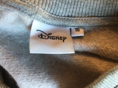 DISNEY DAISY DUCK Grey Embellished Fleece Sweatshirt U.K. 16 FREE POSTAGE - Picture 5 of 5