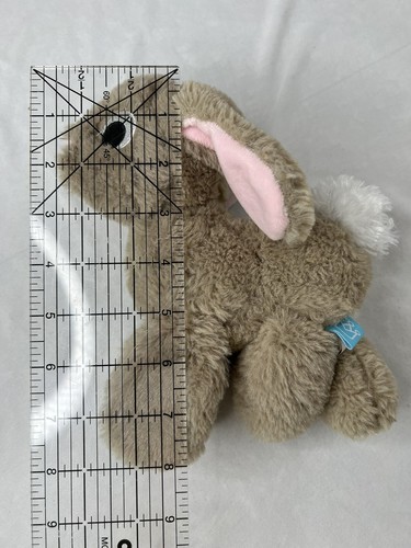Manhattan Giocattolo Floppies Coniglietto Coniglio Occhi Cuciti 8" Marrone Morbido Imbottito Coda di Cotone - Foto 11 di 11