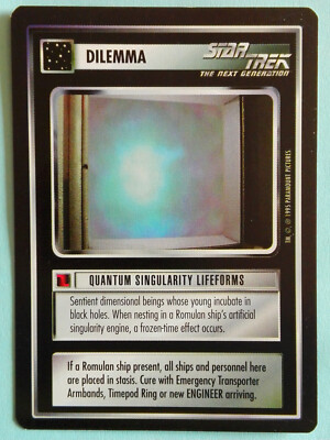 Star Trek CCG - Dilemma: Quantum Singularity Lifeforms (uncommon) II