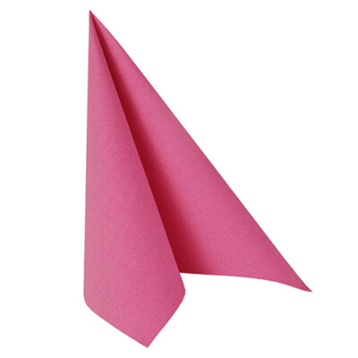 250 fuchsia Premium Servietten ''ROYAL Collection'' 1/4-Falz 40 cm Party