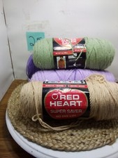 red heart yarn lot Of 4 Skeins