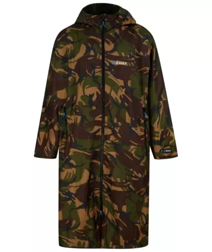 Cult Tackle Technical Bivvy Coat -  DPM Camo - Carp Fishing Outdoor Clothing