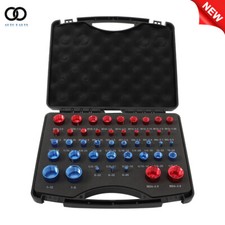 23 Inch  21 Metric, 44 PCS Nut and Bolt Gauges, Nut and Bolt Thread Checker