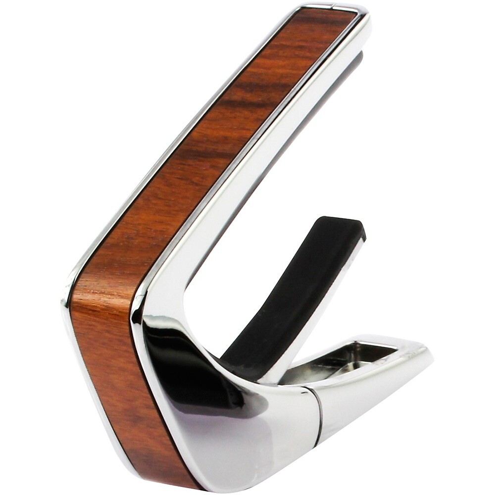Хромированная гитара Thalia Exotic Series Capo Santos из розового дерева