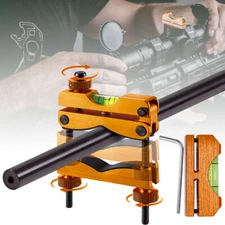 Reticle Leveling System Firearm Scope Crosshair Alignment Level Tool Kit Golden