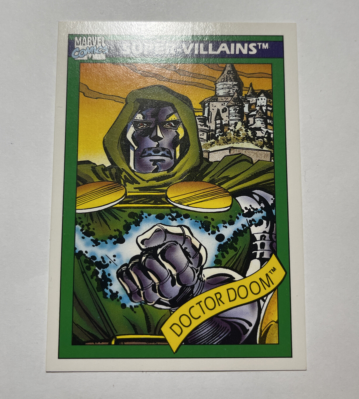 1990 Marvel Universe #60 - Doctor Doom - Super Villains Card