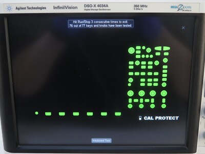 Agilent Keysight DSOX4034A Oscilloscope: 350 MHz, 4 Channel Agilent Keysight DSOX4034A Oscilloscope: 350 MHz, 4 Channel