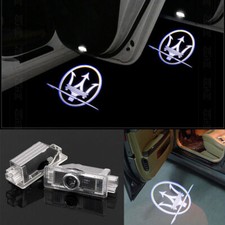 Luci Led Proiettori Porta Auto Nuovo KIT Emblema per MASERATI Quattroporte Ghibli