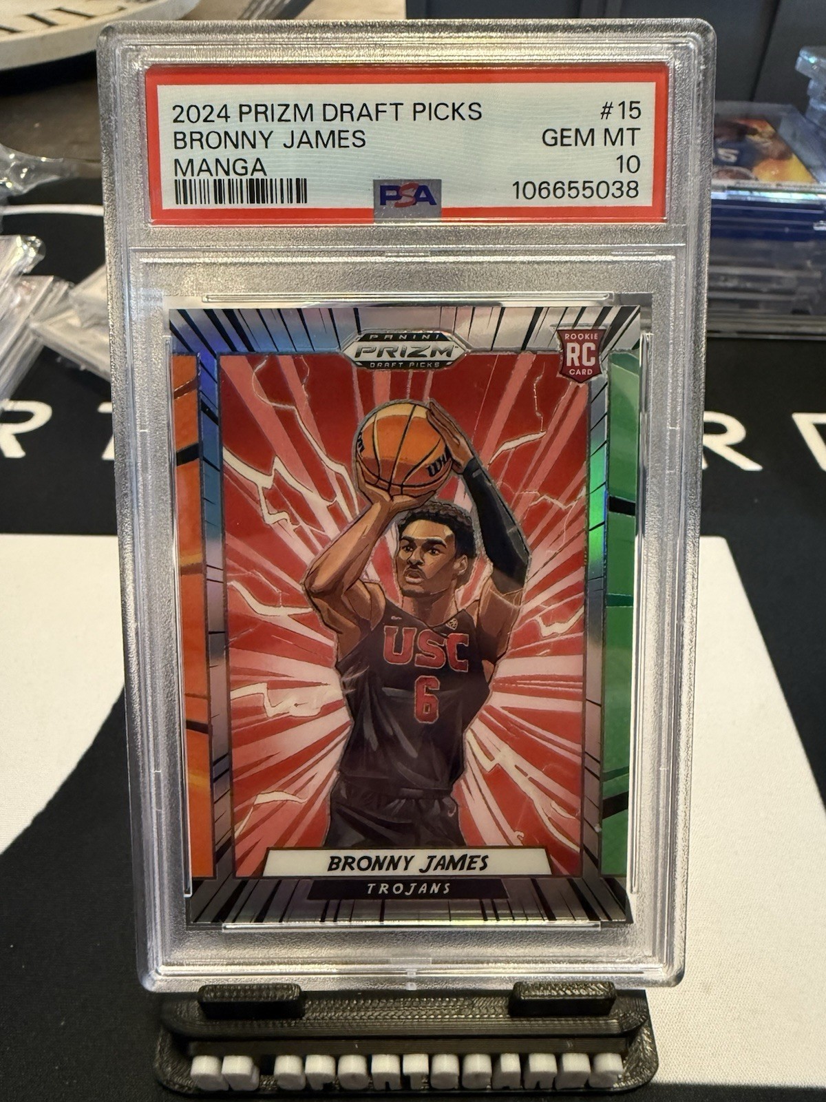 2024 Panini Prizm Draft Picks - Manga Bronny James #15 (RC)