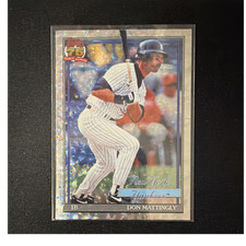 Topps Series 1 2026 Don Mattingly New York Yankees 1991 Insert #T91-68 Crackle