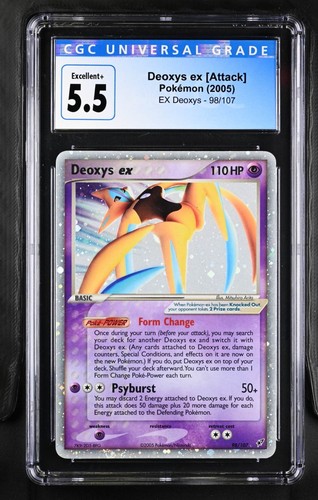 Deoxys ex graded CGC 5.5 for sale on eBay