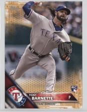 2016 Topps Update Topps.com Online Exclusive 5x7 Gold 6/10 Tony Barnette 2d9