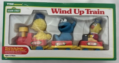 1994 Sesame Street Tyco Wind Up Train Brand New FREE SHIPPING