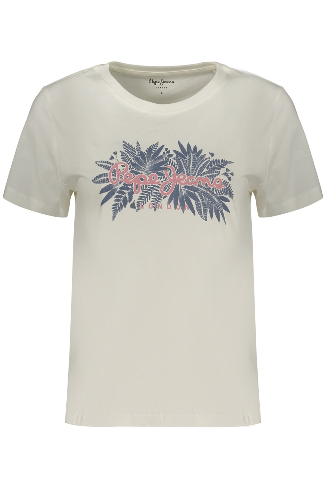T-Shirt & Polo Pepe Cristina Donna Bianco Medio Jeans - Immagine 2