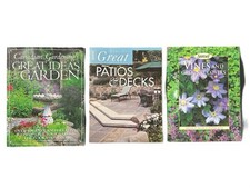 Lot Of Gardening Books Sunset Vines & Ground Covers Ideas Patios Decks Canadian