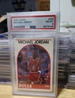 PSA 8 - 1989 NBA HOOPS Michael Jordan Card Chicago Bulls NM-Mint PSA 8