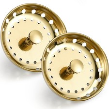 Retisee 2 Pcs Kitchen Sink Stopper Strainer Stainless Steel Drain Strainers f...
