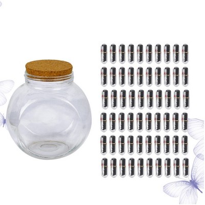  Flaschen Glas Glasflasche Mit Deckel Wünschen Nachrichtenflasche