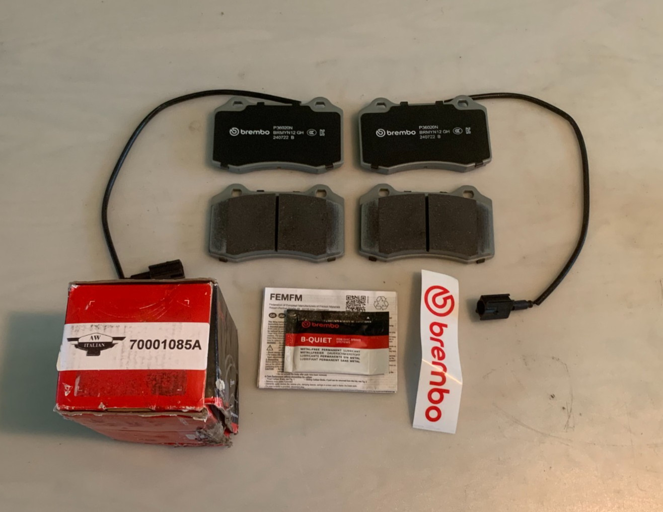 Brembo Front Brake Pads for Ferrari F430 70001085A