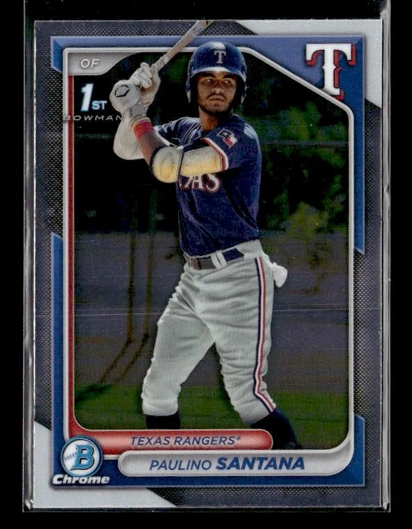 2024 Bowman Chrome #BCP-245 Paulino Santana Prospects Texas Rangers