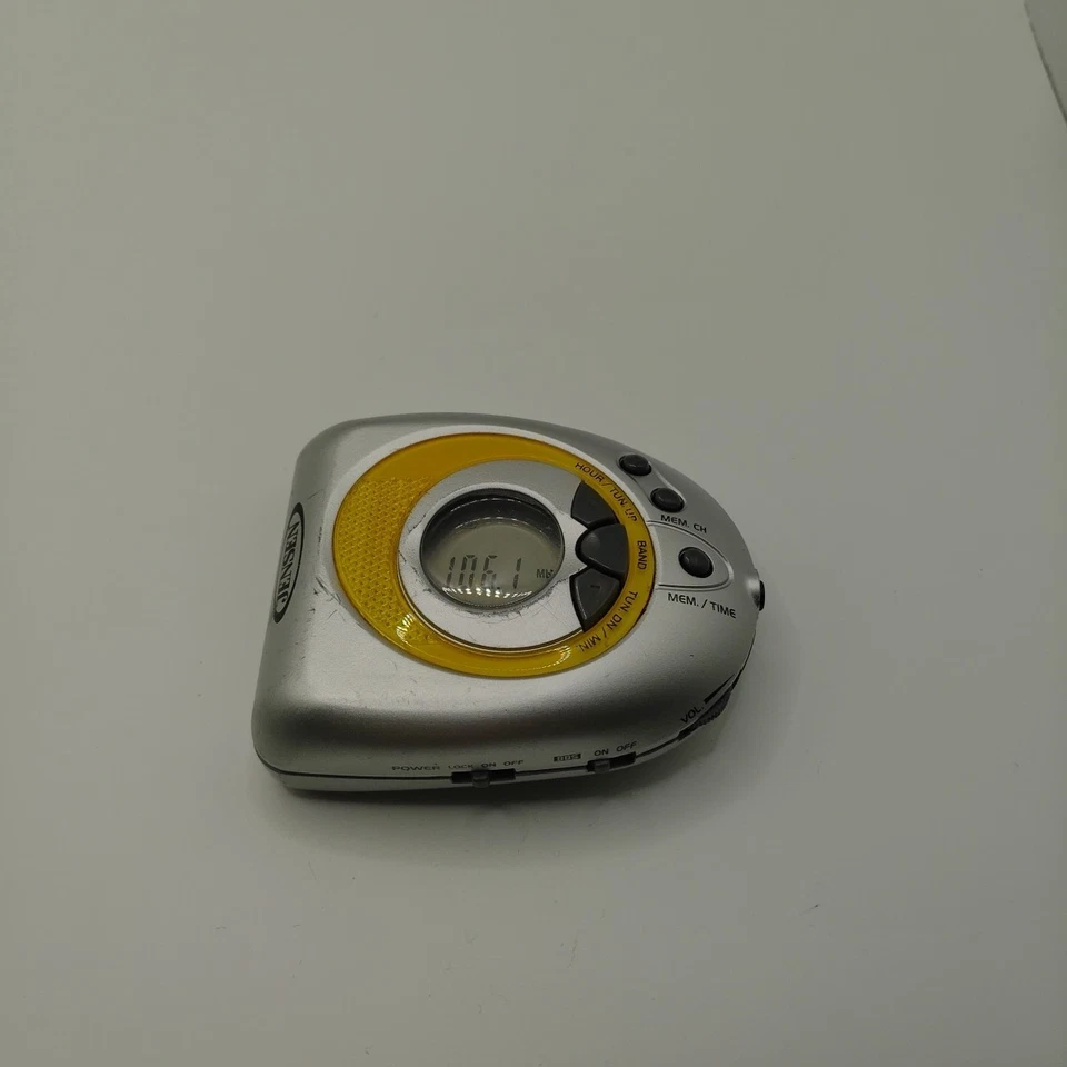 Jensen Portable Digital Stereo       AM FM Radio W/Headphones   Tested - Image 2 of 4