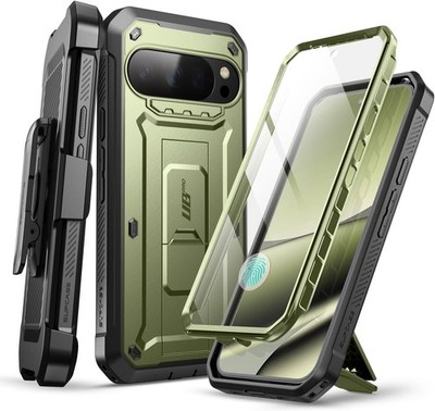 For Google Pixel 10/10 Pro, SUPCASE FullBody Case Rugged Kickstand Cover w/ Clip