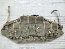 Original Chinese Military Vietnam War Type 56 Chest Rig Ammo Pouch Made 1965